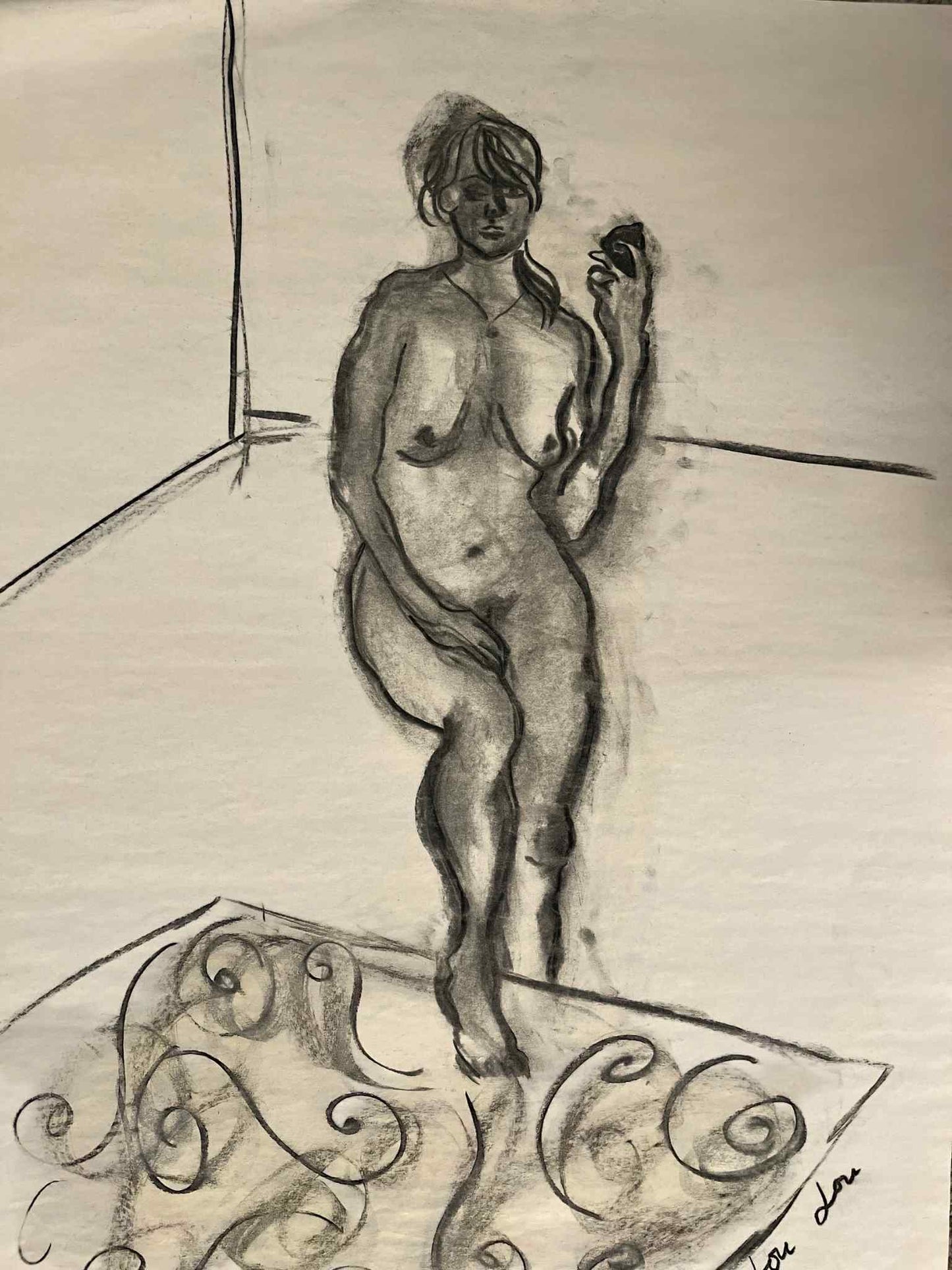 Girl with Apple