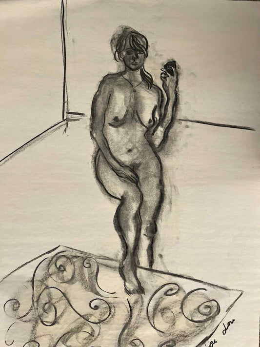 Girl with Apple